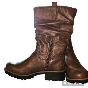 Sand and Stone Nelliee Lug Sole Slouch Boots